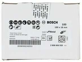 Bosch Power Tools Fiberschleifscheibe R444,100mm,16mm,100 2608606920