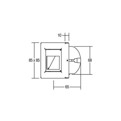 Brumberg Leuchten LED-Wandleuchte 1W/230V LED wws 0R3929WW
