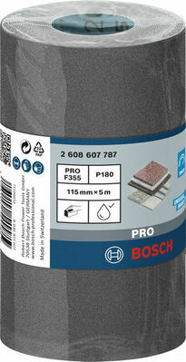 Bosch Power Tools PRO C355 Schleifrolle, 115 mm, 5 m, G180 2608607787