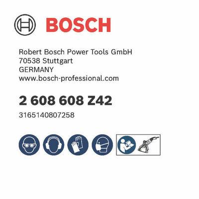 Bosch Power Tools PRO Y580 Schleifband, 40 x 760 mm, 60, 10-tlg. 2608608Z42