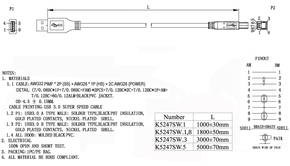 EFB-Elektronik USB3.0 HighSpeed-Kabel 3,0m schwarz A-B St/St K5247SW.3