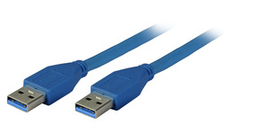 EFB-Elektronik USB3.0 HighSpeed-Kabel 1,0m schwarz A-A St/St K5280SW.1