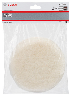 Bosch Power Tools Lammfellscheibe 170mm 2608612026