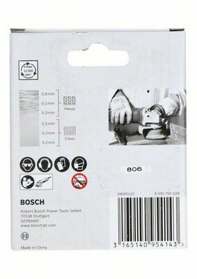 Bosch Power Tools Topfbürste X-Lock 75mm gewel Stahl 2608620728