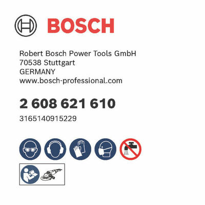 Bosch Power Tools Fiberschleifscheibe R780,125mm,36 2608621610
