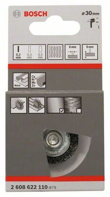Bosch Power Tools Scheibenbürste 30x0,2mm 2608622110