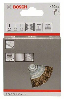 Bosch Power Tools PRO Wood Clean Scheibenbürste 80 x 2608622130