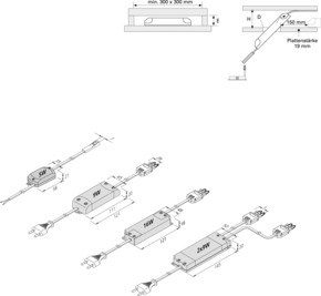 Hera Verbindungsleitung LED 350 2000mm 21525062001