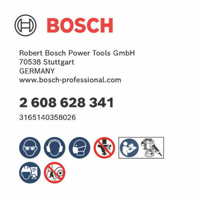 Bosch Power Tools PRO Abrundfräser, R 8, Schaft 8 mm 2608628341