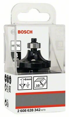 Bosch Power Tools PRO Abrundfräser, R 10, Schaft 8 mm 2608628342