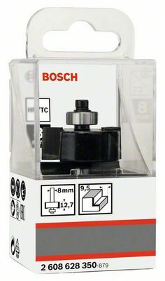 Bosch Power Tools PRO Falzfräser, 9,6 mm, Schaft 8 mm 2608628350