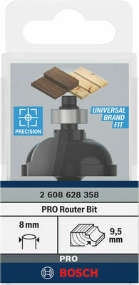Bosch Power Tools PRO Profilfräser klassisch R 9,5 2608628358