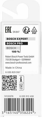 Bosch Power Tools PRO Hohlkehlfräser, R 4, Schaft 8 mm 2608628361