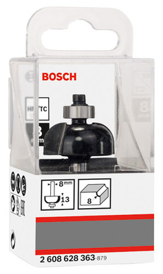 Bosch Power Tools PRO Hohlkehlfräser, R 8, Schaft 8 mm 2608628363