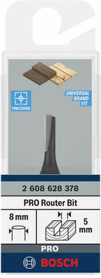 Bosch Power Tools PRO Nutfräser, einschneidig 5 x L 2608628378