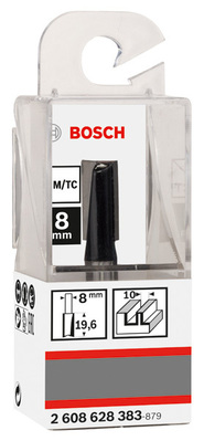 Bosch Power Tools PRO Nutfräser, zweischneidig 10 x L 2608628383