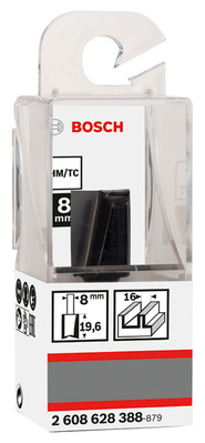 Bosch Power Tools PRO Nutfräser, zweischneidig 16 x L 2608628388