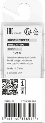 Bosch Power Tools PRO Nutfräser, zweischneidig 20 x L 2608628390