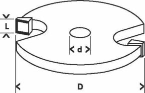 Bosch Power Tools PRO Nutfräser, L 2608628402