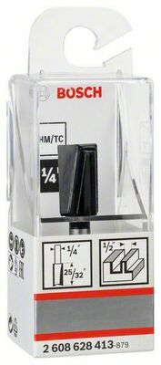 Bosch Power Tools PRO Nutfräser, zweischneidig 1/2 2608628413