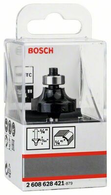 Bosch Power Tools PRO Abrundfräser, R 1/4 2608628421