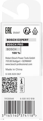 Bosch Power Tools PRO Nutfräser, einschneidig 3,2 x L 2608628438