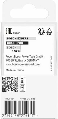 Bosch Power Tools PRO Fasefräser, 45°, Schaft 6 mm 2608628448