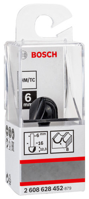 Bosch Power Tools PRO Hohlkehlfräser, R 8, Schaft 6 mm 2608628452