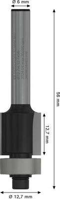 Bosch Power Tools PRO Bündigfräser mit untenlieg. 2608628463