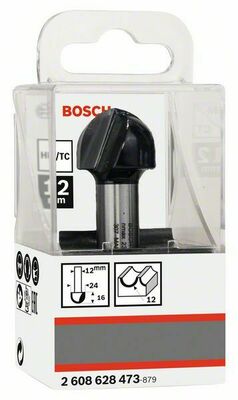 Bosch Power Tools Hohlkehlfräser 12mm, R1 12mm 2608628473