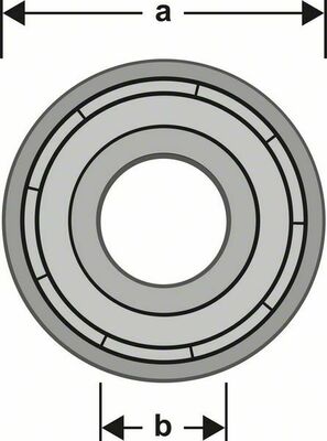 Bosch Power Tools Führungskugellager Set, Holz 2608629391