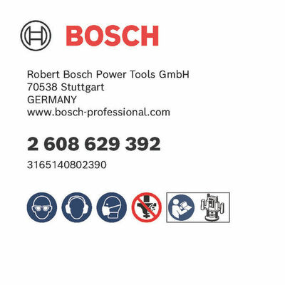 Bosch Power Tools Nutfräser Expert for Wood, Carbide 8 mm D1 10 2608629392