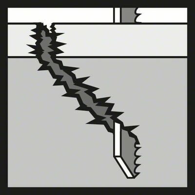 Bosch Power Tools Stichsägeblatt T 345 XF,VE100 2608634486