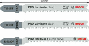 Bosch Power Tools PRO Laminate Set, T-Schaft, 3-tlg. 2608636429