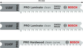 Bosch Power Tools PRO Laminate Set, U-Schaft, 3-tlg. 2608636430