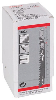 Bosch Power Tools Basic for Wood, 100er-Pack 2608637878