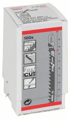 Bosch Power Tools Stichsägeblatt T 144 D,VE100 2608637880