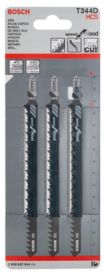 Bosch Power Tools Speed for Wood, 3er-Pack 2608637944