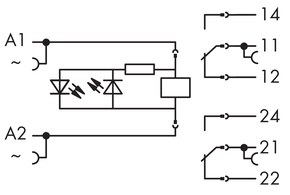 WAGO GmbH & Co. KG Relais-Baustein 2W 230VAC 788-549
