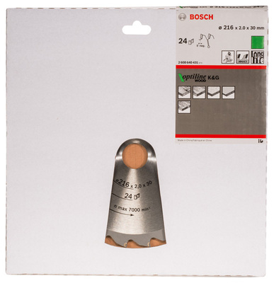 Bosch Power Tools PRO Wood Kreissägeblatt, 216 x 2 x 30 mm, Z24 2608640431