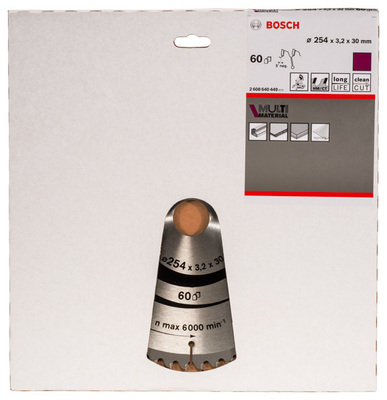 Bosch Power Tools PRO Multi Material Kreissägeblatt 254 x 2608640449