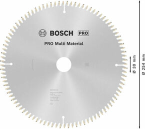 Bosch Power Tools PRO Multi Material Kreissägeblatt 254 x 2608640451