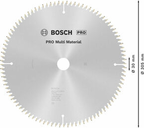 Bosch Power Tools PRO Multi Material Kreissägeblatt 305 x 2608640453