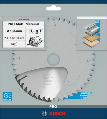 Bosch Power Tools PRO Multi Material Kreissägeblatt 184 x 2608640506