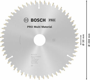 Bosch Power Tools PRO Multi Material Kreissägeblatt 200 x 2608640510