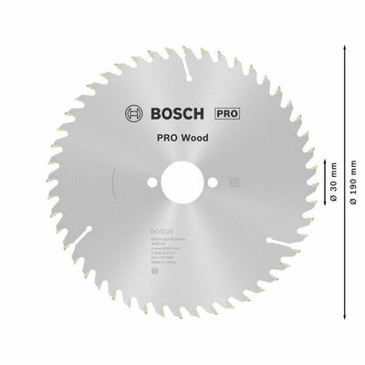 Bosch Power Tools PRO Wood Kreissägeblatt, 190 x 2,6 x 30 mm 2608640617