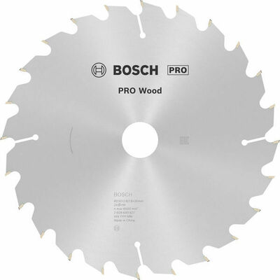 Bosch Power Tools PRO Wood Kreissägeblatt, 230 x 2,8 x 30 mm 2608640627