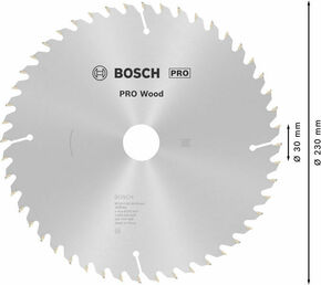 Bosch Power Tools PRO Wood Kreissägeblatt, 230 x 2,8 x 30 mm 2608640629