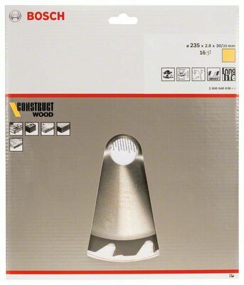 Bosch Power Tools PRO Construct Wood Kreissägeblatt 235 x 2608640636