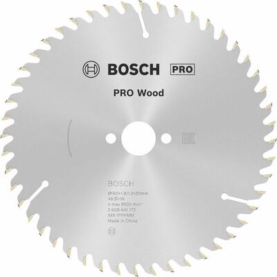 Bosch Power Tools PRO Wood Kreissägeblatt, 160 x 1,8 x 20 mm 2608641172